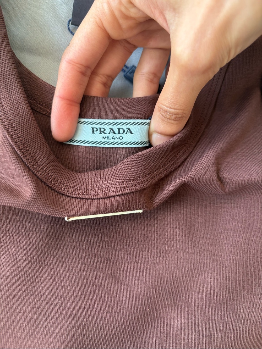 Prada Brown Scoop Neck Cropped Tank - Picture 4 of 12